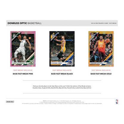 2019/20 Panini Donruss Optic Basketball Fast Break Box