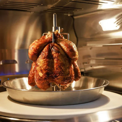 Blaze 26-Inch Countertop Propane Gas Outdoor Pizza Oven with Rotisserie and Countertop Sleeve