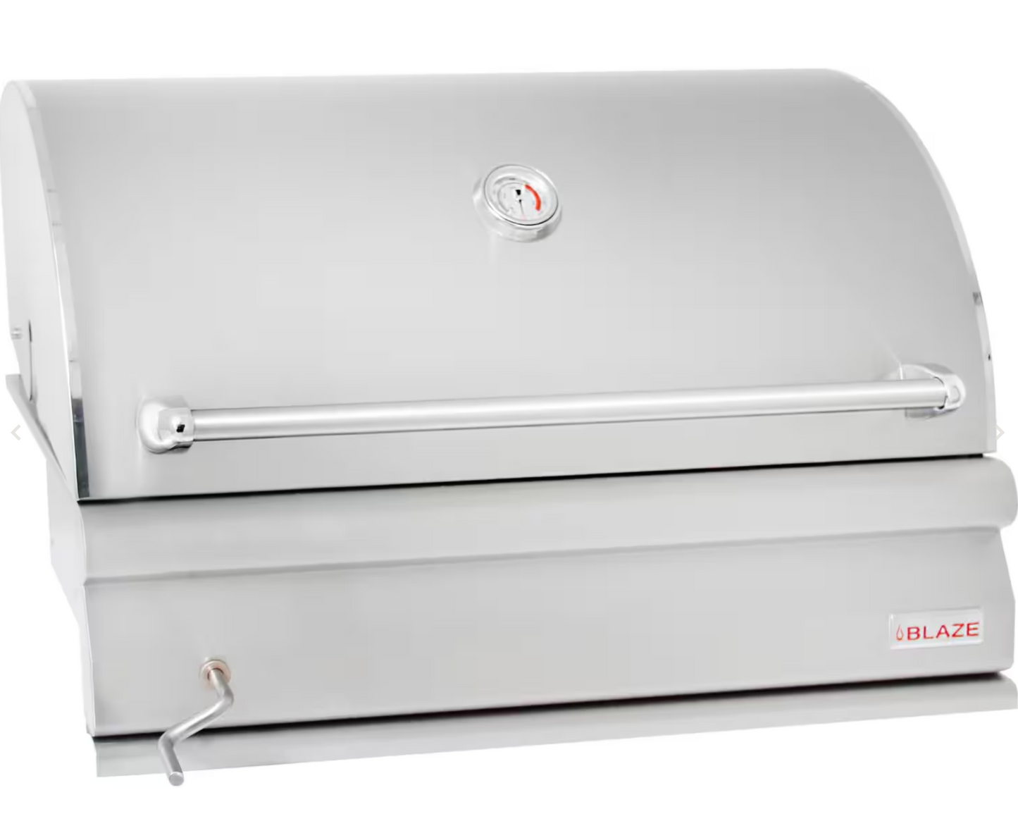 Blaze 32-Inch Built-In Stainless Steel Charcoal Grill w/ Adjustable Charcoal Tray - BLZ-4-CHAR