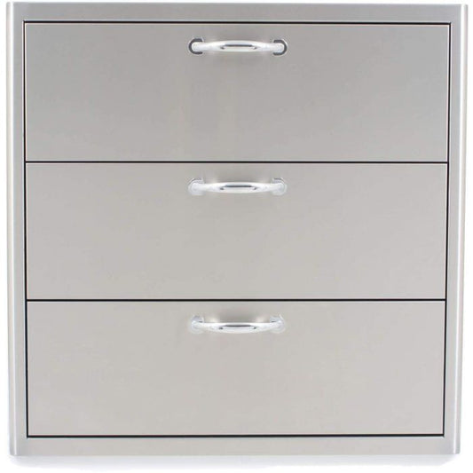 Blaze BLZ-30W-3DRW Triple Access Drawers, 29.625x30-inches