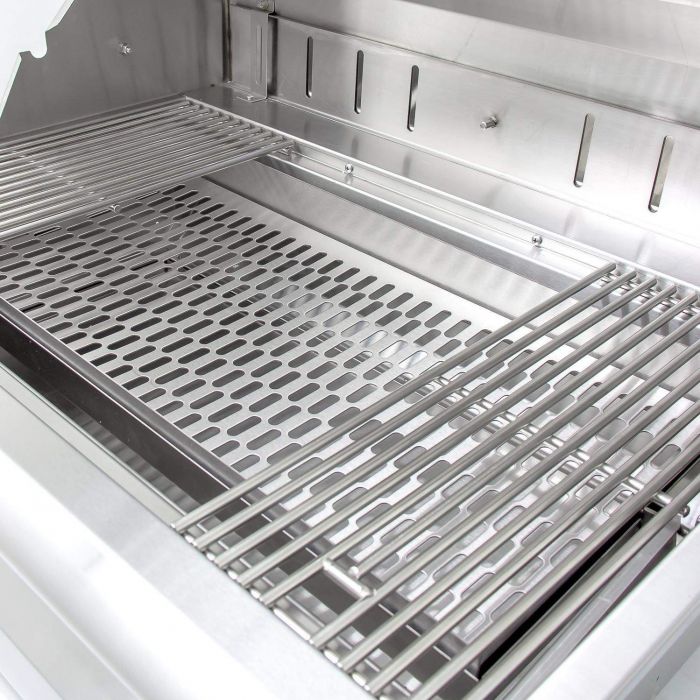 Blaze 32-Inch Built-In Stainless Steel Charcoal Grill w/ Adjustable Charcoal Tray - BLZ-4-CHAR