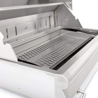 Blaze 32-Inch Built-In Stainless Steel Charcoal Grill w/ Adjustable Charcoal Tray - BLZ-4-CHAR