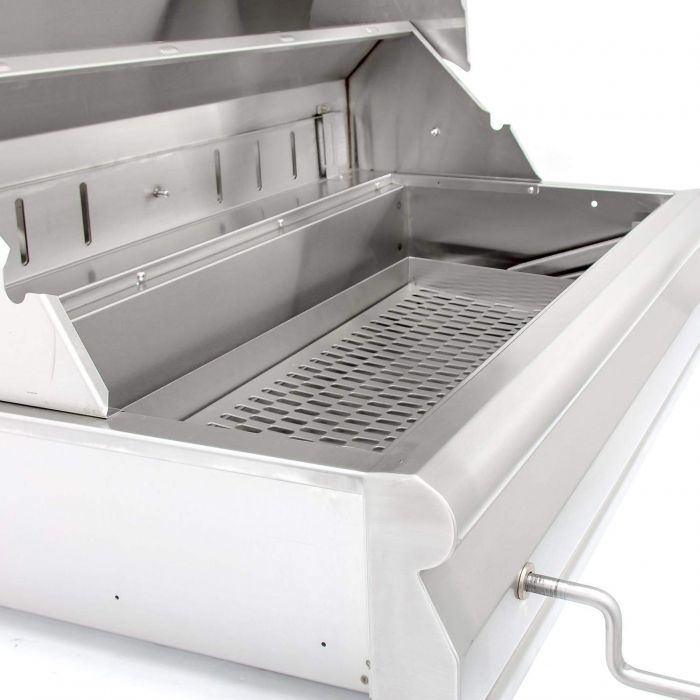 Blaze 32-Inch Built-In Stainless Steel Charcoal Grill w/ Adjustable Charcoal Tray - BLZ-4-CHAR