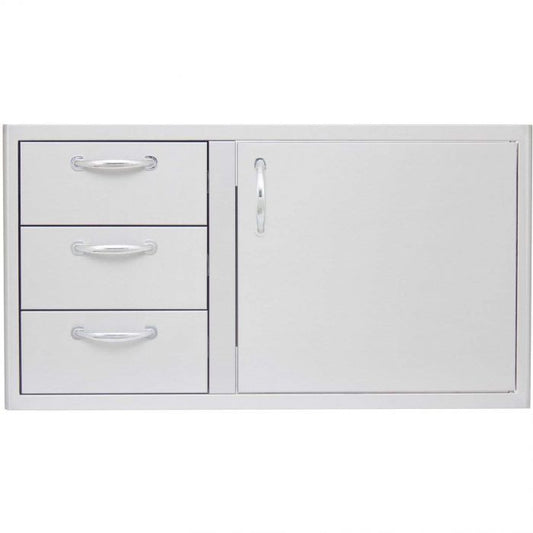 Blaze BLZ-DDC-39-R Access Door and Triple Drawer Combo, 39-inch